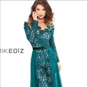 Tarik Ediz Off Shoulder Jumpsuit 93630